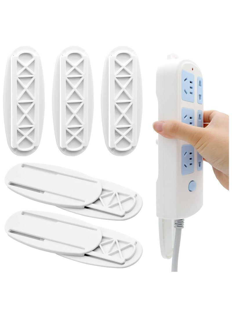 Oasisgalore Power Strip Holder, 5 Pack Self Adhesive Power Strip Mount  - Image 1