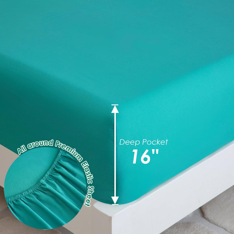 Homilay Twin Comforter Set for Kids, Boys, Girls, 4 Pieces Bed-in-a-Bag Bedding Set, All Season Ultra Soft Sheets Set with Comforter, Forest Fox - Image 5
