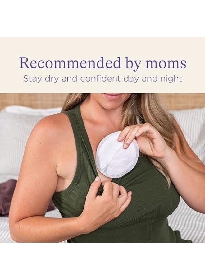 Lansinoh Disposable Nursing Breast Pads, Prevent Leakage, Ultra Thin and Discreet with Perfect Contoured Fit, Soft & Skin Friendly, Maximum Absorbency, Individually Wrapped for Convenience, 60 Count - Image 2