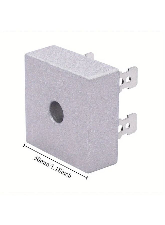 قطعتان من مقومات الجسر KBPC2504 25A 400V ثنائيات موجة كاملة من السيليكون الإلكترونية محورية - Image 5