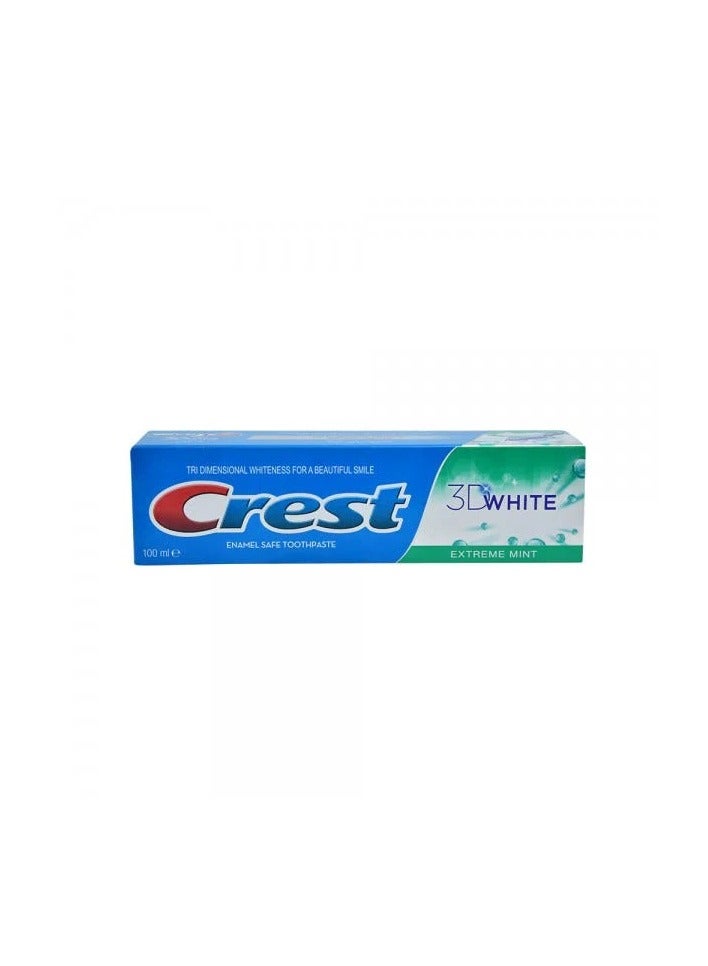 Crest Toothpaste – Extreme Mint Flavor 100ml