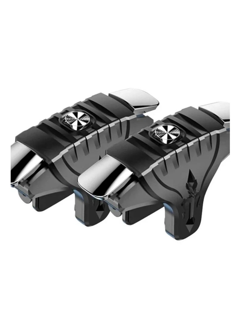 Earldom Earldom F07 Game Handle Button Triggers for Smartphones – Mobile Gaming Controller for iOS & Android Devices – Responsive L1R1 Physical Shooting Buttons for PUBG, COD, Free Fire & More – Ergonomic Grip, Plug-and-Play Setup for Pro-Level Gaming - Image 2