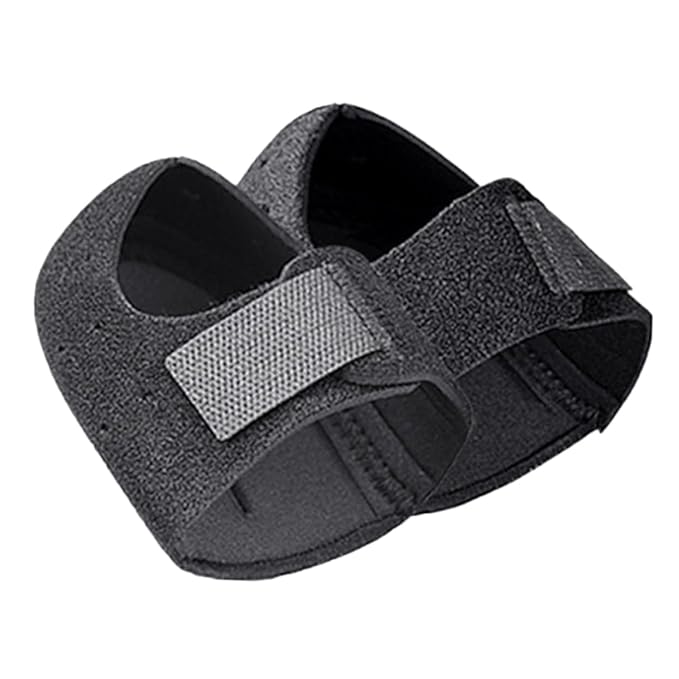 Adjustable Silicone Heel Cup Protector Pads For Men Women Soft Ankle Support Sleeves Size 11X10X6CM - Image 1