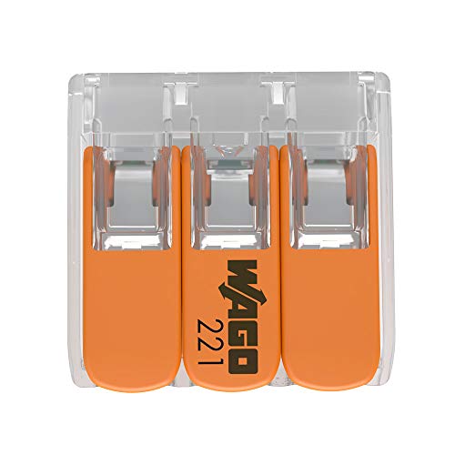 Wago 221-413 LEVER-NUTS 3 Conductor Compact Connectors 100 PK - Image 4