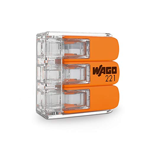 Wago 221-413 LEVER-NUTS 3 Conductor Compact Connectors 100 PK - Image 5