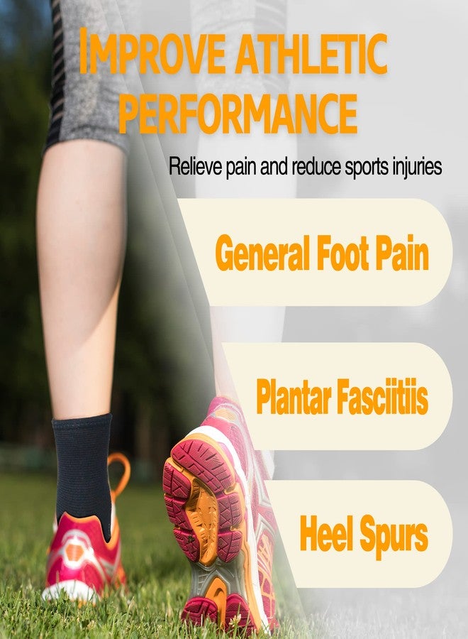 CYCLXY Ankle Guards,1 Pairs Ankle Brace for Women & Men,Ankle Compression Sleeve with Strap ,Volleyball Ankle Support Brace for Women & Men,foot support brace for pain,plantar fasciitis compression socks for - Image 4