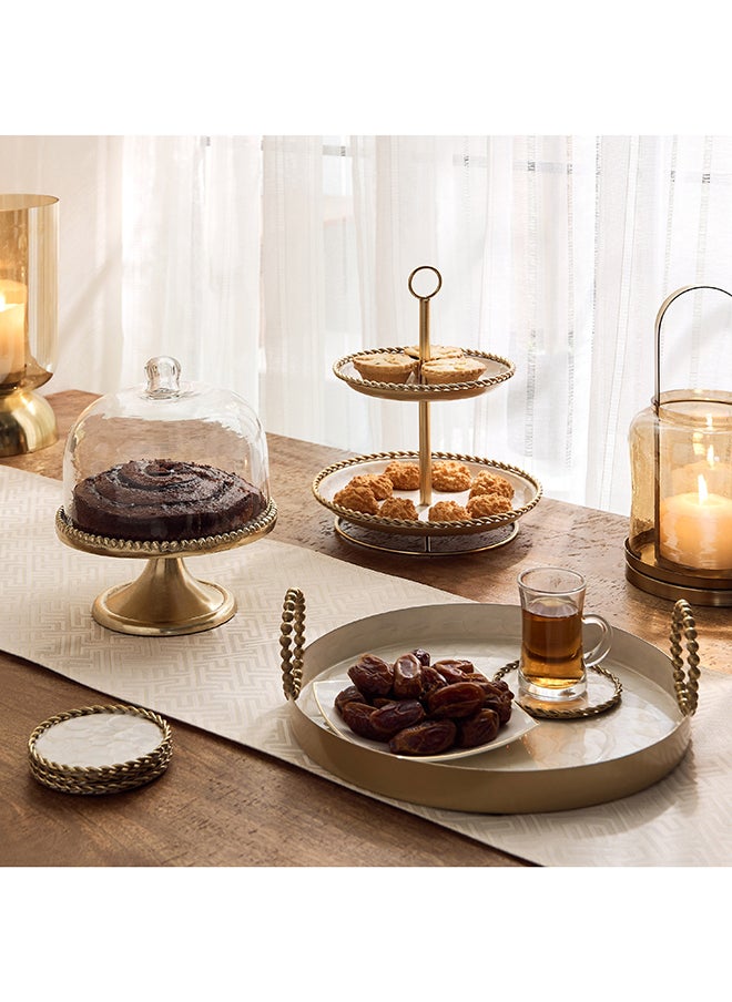 Home Box Lace Pattern with Etching Natural Wood Cheese Serving Platter - 70x15x1.5 cm  - Image 5