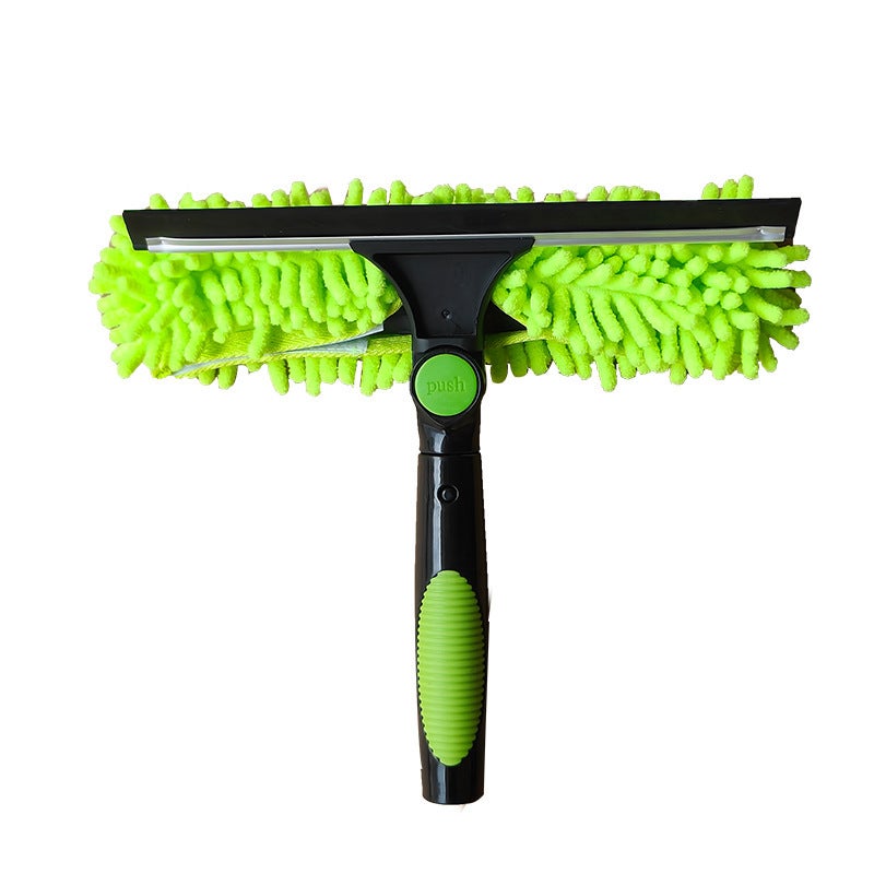 Selling Two-In-One Window Cleaning Scraper Wipe Glass Artifact Cleaning Special Double-Sided High-Rise Glass Wipe - Image 1