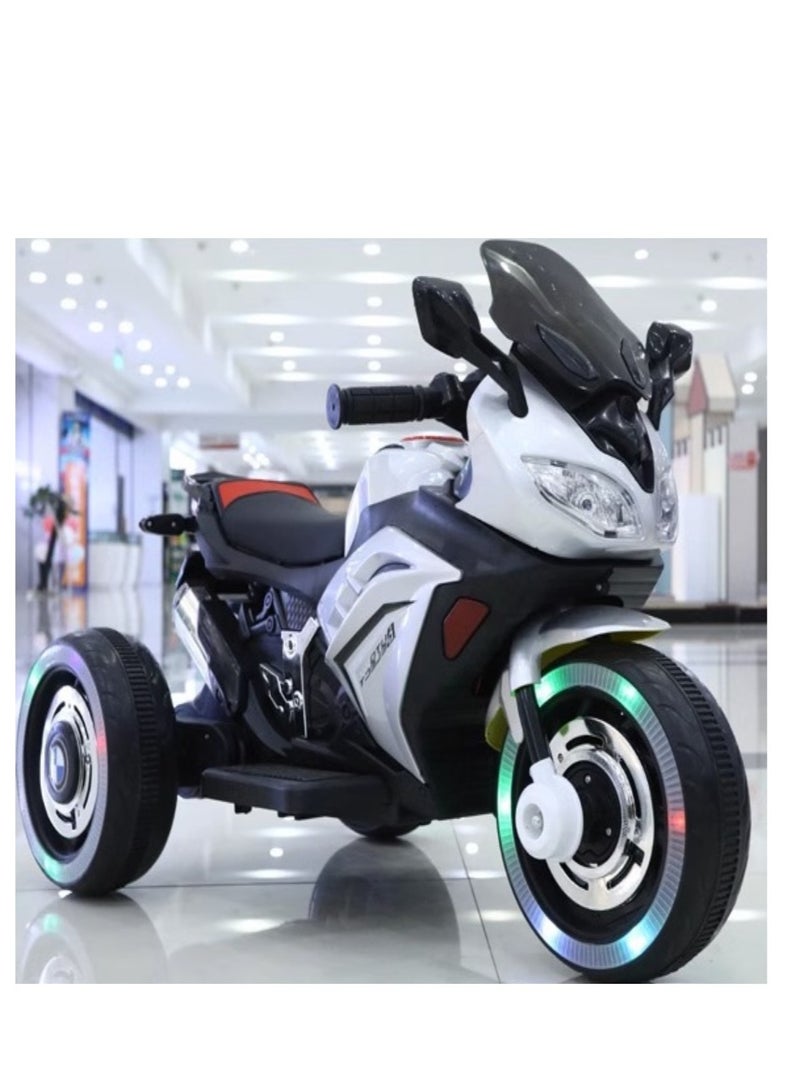 دراجة نارية كهربائية للأطفال ، 3 عجلات تعمل بالبطارية على دراجة نارية مع مصابيح LED - Image 5