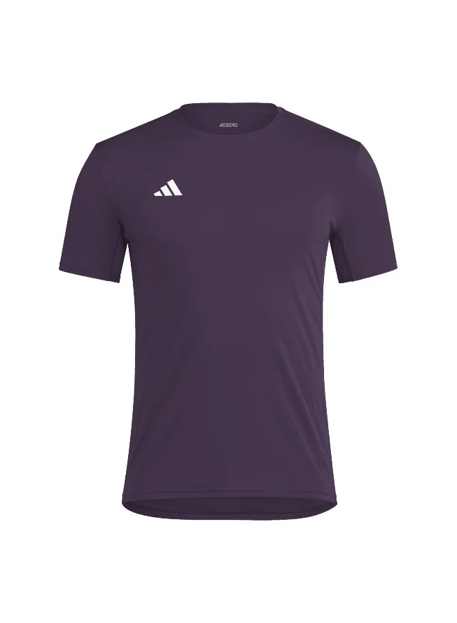 adidas تيشيرت أديداس أديزيرو بنفسجي رجالي