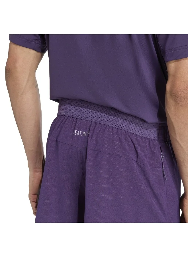Adidas D4T Hr Sho Purple Training Shorts For Men XS 7"