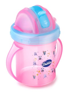 Bubbles Cup with Straw - Rose  - Image 2