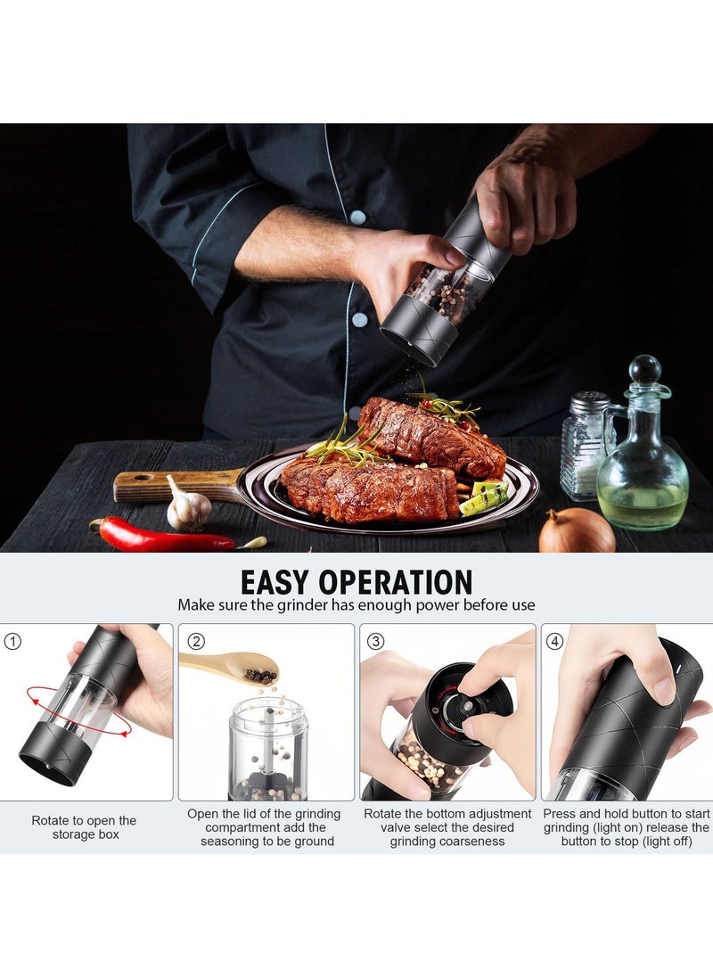 OULIYO - Coffee Bean Mill Portable Electric Coffee Grinder Rechargeable Black USB C - Image 1