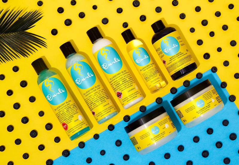 Curls Blueberry Bliss Twist-N-Shout Cream - 8 oz, for the Perfect Twist Outs and Braid Outs, for All Natural Types, Adds Sheen, Moisture, and Definition to Hair - Image 5