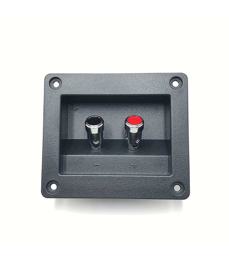 Push Type Dual Binding Square Speaker Terminal Cup Two Position Audio Clip Box 1pc - Image 5