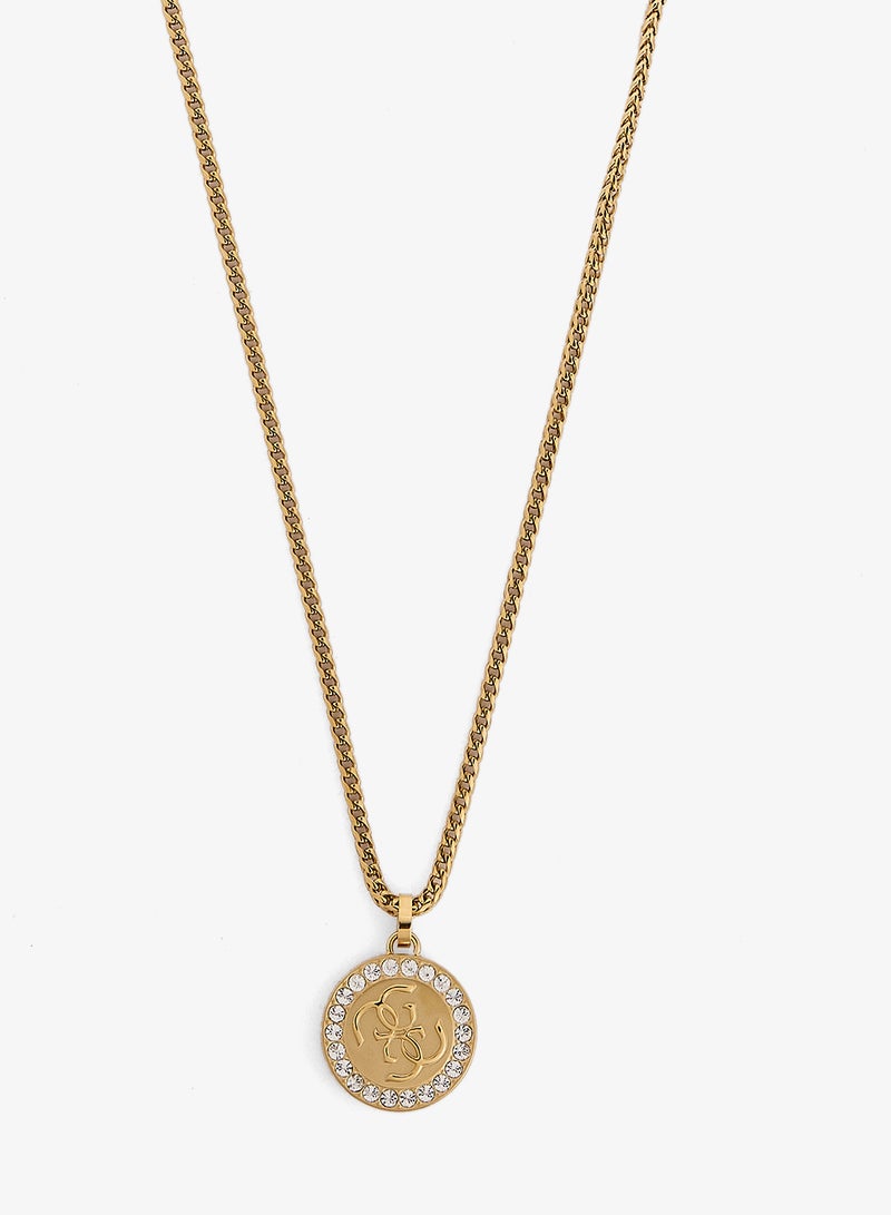 GUESS Rebel Knight Logo Necklace - Image 2