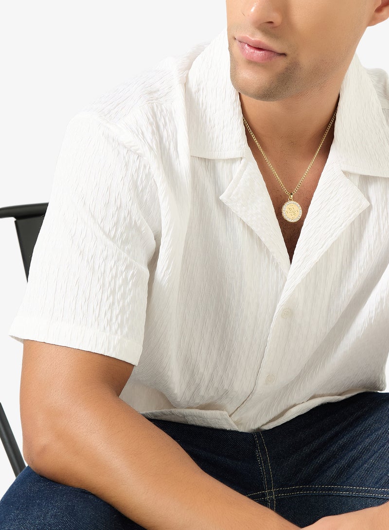 GUESS Rebel Knight Logo Necklace - Image 5