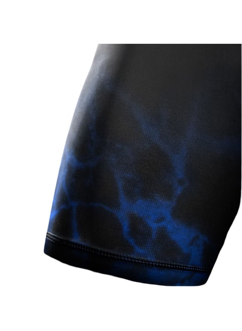 HAYABUSA UFC BJJ MENS VALE TUDO SHORTS BLUE - Image 2