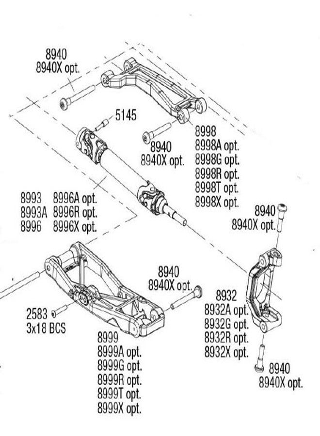 Hot Racing MXX54W01 Aluminum Upper Arms TRA Wide Maxx - Image 2
