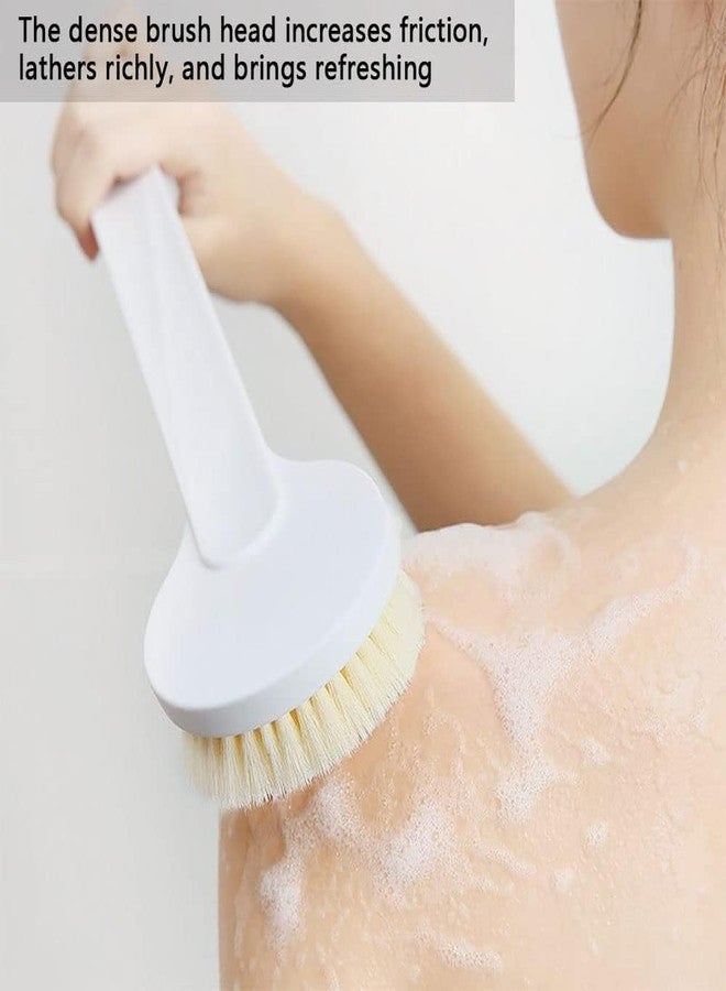 KRUPAVI Premium Soft Silicone Back Scrubber Shower Bath Body Brush with Long Handle, Bathroom Cleansing Accessories & Body Scrub For Skin Exfoliation and Massage, Soft Bristles (1Pcs, Multi-Color) - Image 4