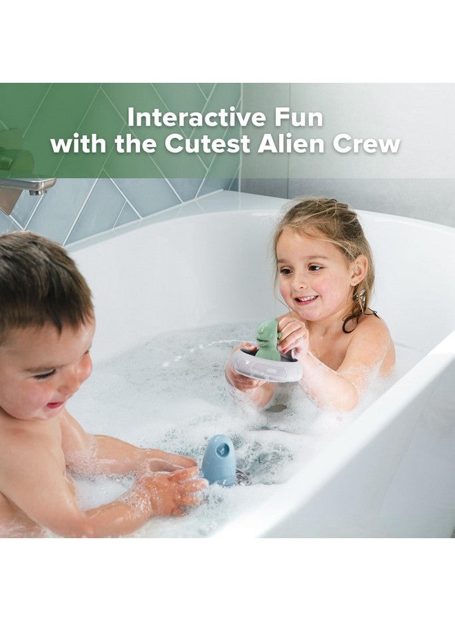 Haakaa Alien Explorers Baby Bath Toys, Food Grade Silicone Toddler Squirt Water Toys for Bathtubs/Swimming Pools/Beaches, Detachable Mold Free Floating Tub Toys for Kids Ages 1-3 (Tympani+Rocket) - Image 2