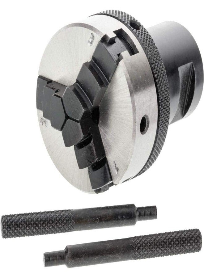 Grizzly H8031 2-Inch 3-Jaw Micro Chuck, 3/4-Inch by 16 TPI - Image 1