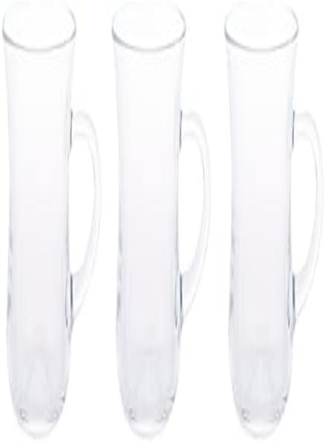 AKDC AKDC Pasabahce 3Pcs Mug L(7CM) XW(7CM) XH(10CM) Transparent  - Image 4