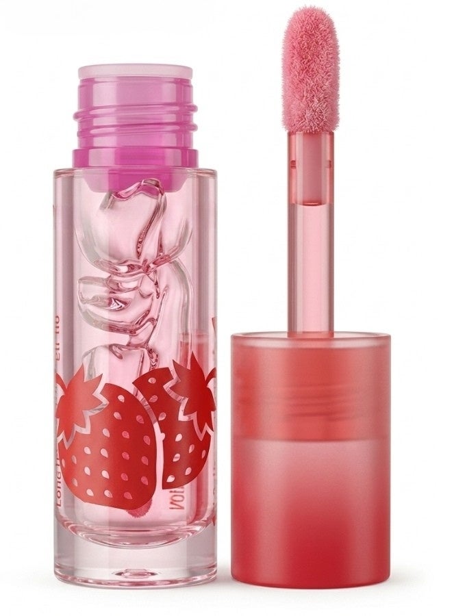 Magic Moisturizing Lip Gloss with Aloe Vera, Lip Oil, Long Lasting Hydrating Lip Tint - Image 1
