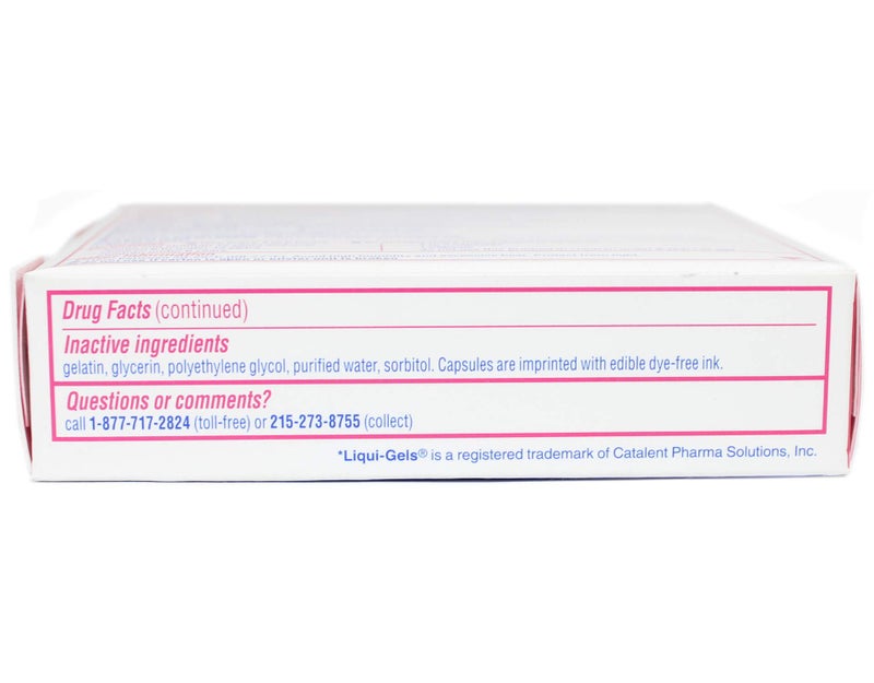 Benadryl بنادريل ليكوي-جيلز دواء مضاد للهستامين للحساسية وتخفيف البرد، خالي من الأصباغ، 24 حبة - Image 3