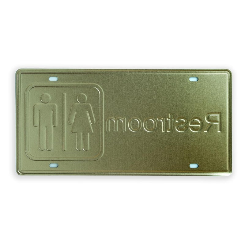 EAZYWAGON "REstroom Signage" Vintage Retro Metal Signs - License Wall Plate, Car Tag - Ideal for Cafe, Restaurant, Shop, Home, Hotel, Club, Office, Living Area - Design Plaque - Image 2