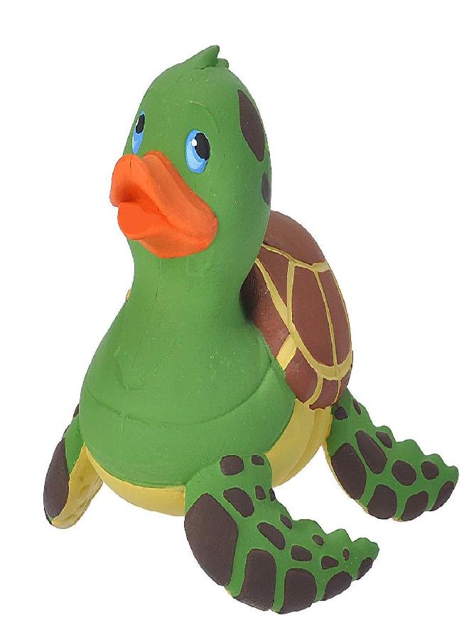 WILD REPUBLIC Rubber Ducks, Bath Toys, Kids Gifts, Pool Toys, Water Toys, Sea Turtle, 4" - Image 3