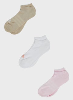 3 Pack Cushioned Sportswear Low Cut Socks