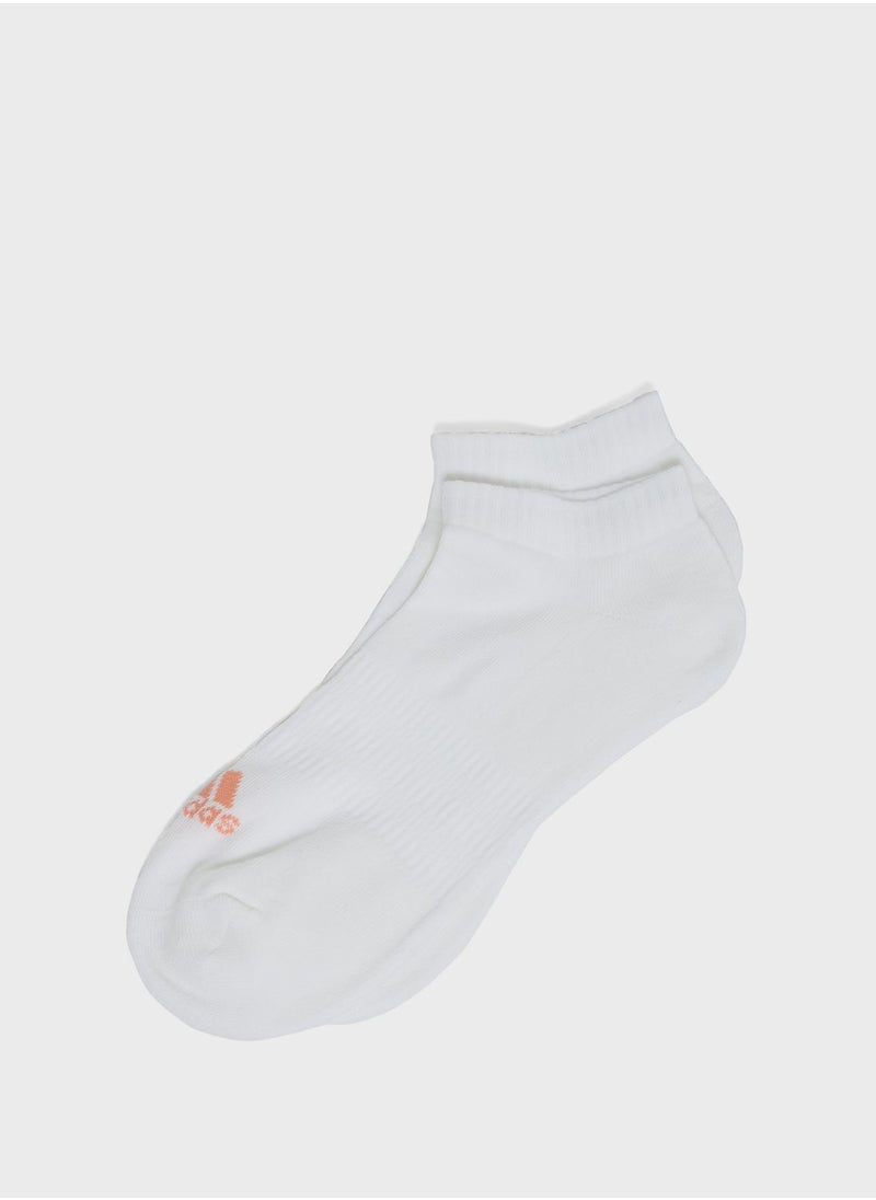 Adidas - 3 Pack Cushioned Sportswear Low Cut Socks - Image 1