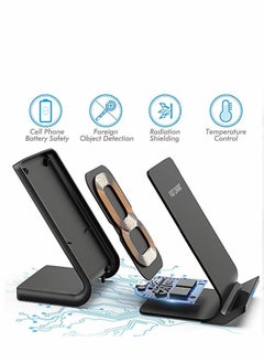 Excefore Fast Wireless Charger, 10W Max PowerWave Stand Upgraded, Qi-Certified, Charging iPhone SE, 11, 11 Pro, Pro Max, XR, Xs XS, X, 8, 8 Plus, Galaxy S20 S10 S9, Note 10 9 (No AC Adapter)  - Image 4