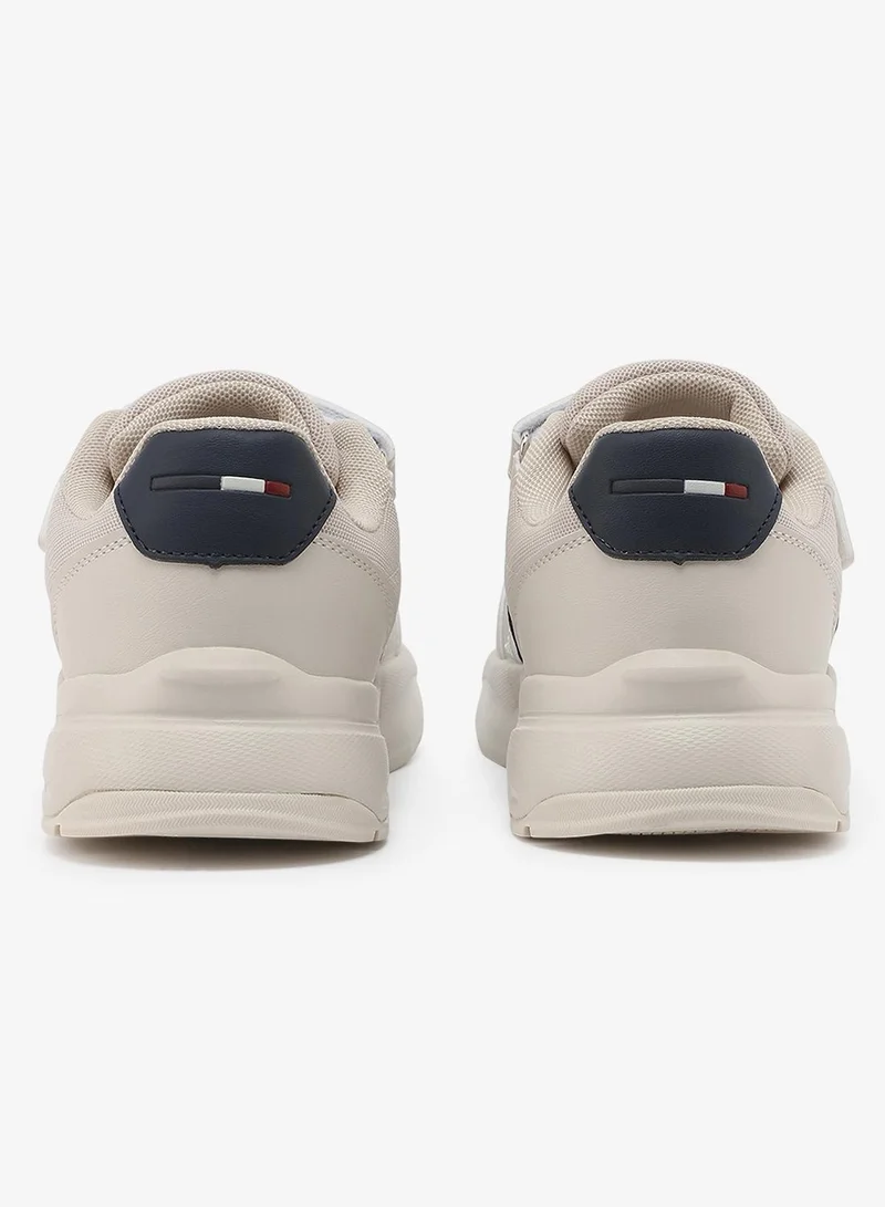 U.S. Polo Assn. beige U.S. Polo Assn. Lorena Boy's Comfortable Stylish Casual Everyday Low Top Sneaker - Beige for Kids | Best Price UAE