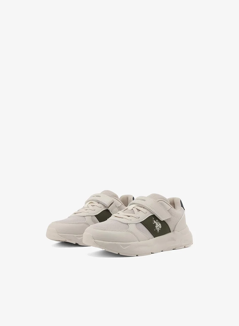 U.S. Polo Assn. beige U.S. Polo Assn. Lorena Boy's Comfortable Stylish Casual Everyday Low Top Sneaker - Beige for Men | Best Price UAE
