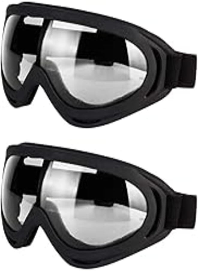 LJDJ - LJDJ Motorcycle Goggles - Glasses of 2 - Dirt Bike ATV Motocross Riding Offroad Combat Goggles - Image 1