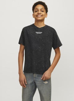 Jack & Jones Junior Kids Jorvesterbro Wash Crew Neck T-Shirt  - Image 1