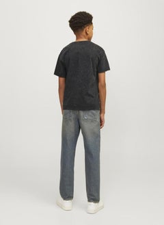 Jack & Jones Junior Kids Jorvesterbro Wash Crew Neck T-Shirt  - Image 2