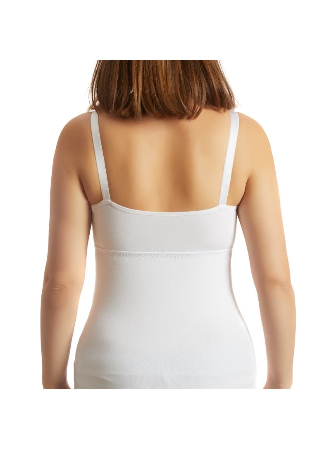 Funna Nursing Tank Tops for Breastfeeding,Women's Nursing Vest,Pregnancy M Size, 7549 Vest Top For Mom,Elastic Fabric Breastfeeding Maternity Camisole,Ladies Free Nursing Vest Built-in Bra,Quick Clip-Down Access For Pumping/Nursing - Image 3