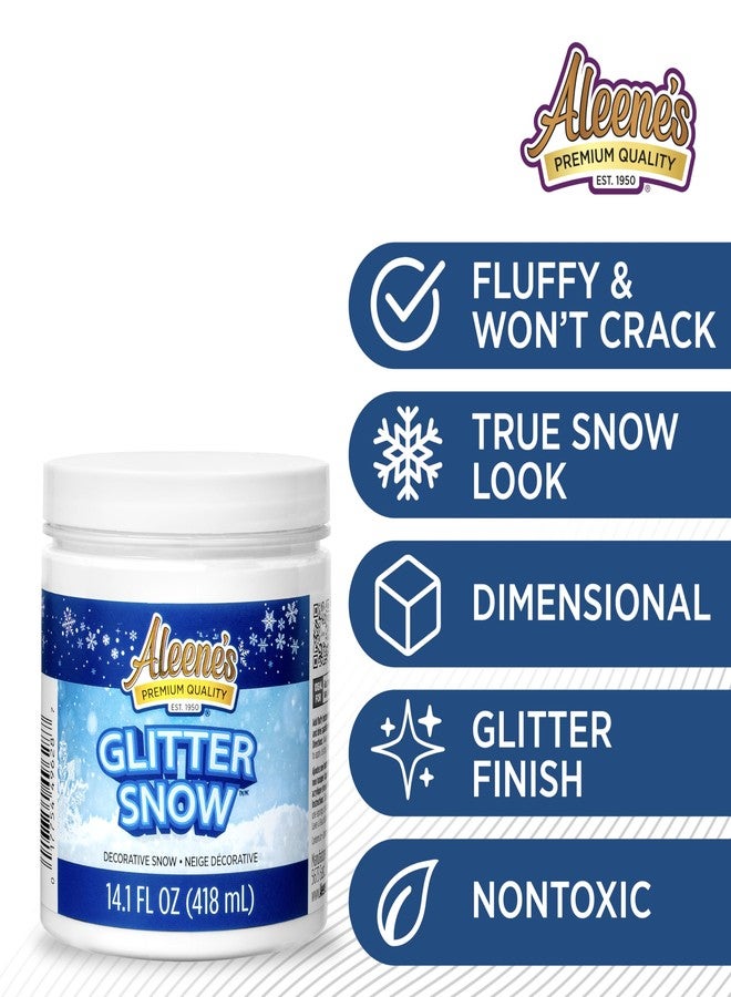 Aleene's Glitter Snow Glue, Fake Snow Effect with Sparkling Finish, Ideal for All Decor Crafts, 14 oz - Image 3