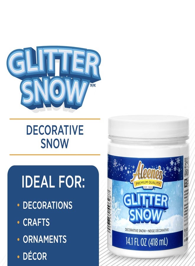 Aleene's Glitter Snow Glue, Fake Snow Effect with Sparkling Finish, Ideal for All Decor Crafts, 14 oz - Image 2