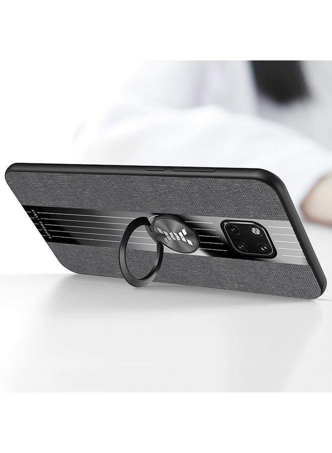 شين لي تونج جراب لهاتف Huawei Mate 20 X مصنوع من مادة TPU المقاومة للصدمات مع حامل حلقي - Image 4