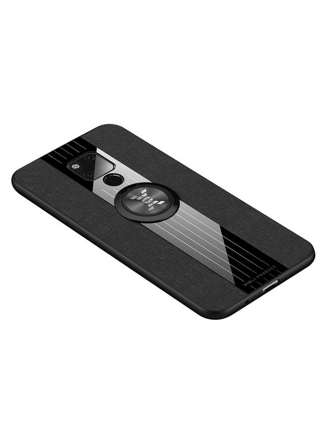 شين لي تونج جراب لهاتف Huawei Mate 20 X مصنوع من مادة TPU المقاومة للصدمات مع حامل حلقي - Image 2