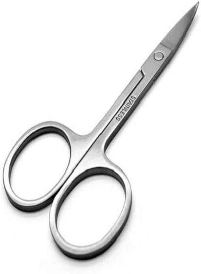 AKADO Multi-purpose stainless steel small beauty cutting salon barber scissors for facial hair, eyebrow, and eyelash scissors - Image 1