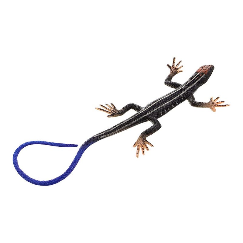 NUOBESTY Artificial Lizard Animal Plaything Plastic Simulation Animal Model for Kids Early Education Halloween Party Trick Toy Potted Plant Decoration - Image 1