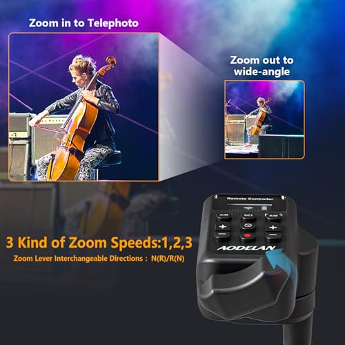 AODELAN Wireless Camcorder Lanc Zoom Controller, Wired Remote Control with 2.5mm Jack Cable, IRIS, Focus, Video Recording and Zoom Commander with Lanc or Remote Terminal for Canon XL1S XL2 XHA1 /Sony NX5C - Image 5