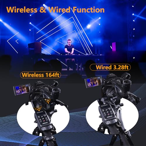 AODELAN Wireless Camcorder Lanc Zoom Controller, Wired Remote Control with 2.5mm Jack Cable, IRIS, Focus, Video Recording and Zoom Commander with Lanc or Remote Terminal for Canon XL1S XL2 XHA1 /Sony NX5C - Image 2