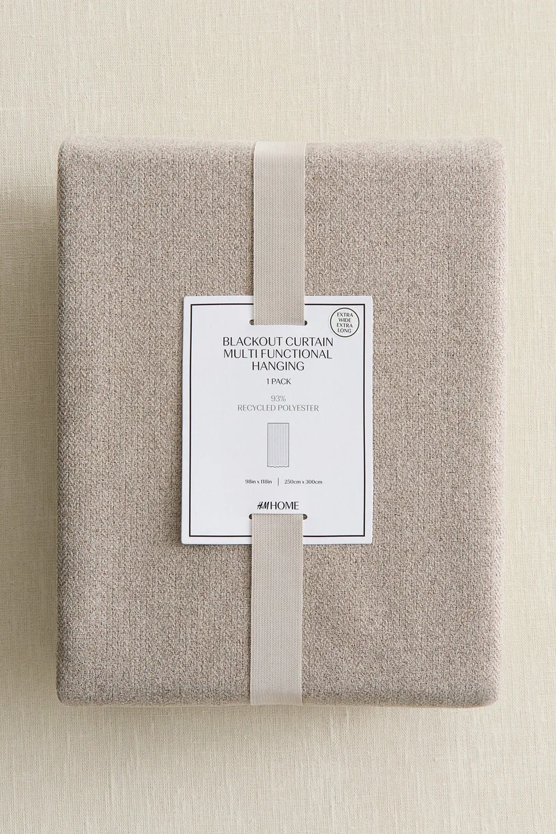 H&M 1-pack long and wide blackout curtain length