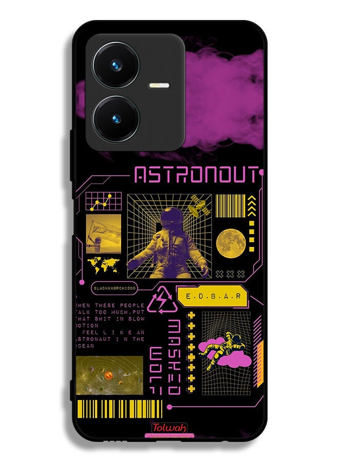Tolwak Vivo Y22s Protective Case Cover Astronaut Sticker - Image 1